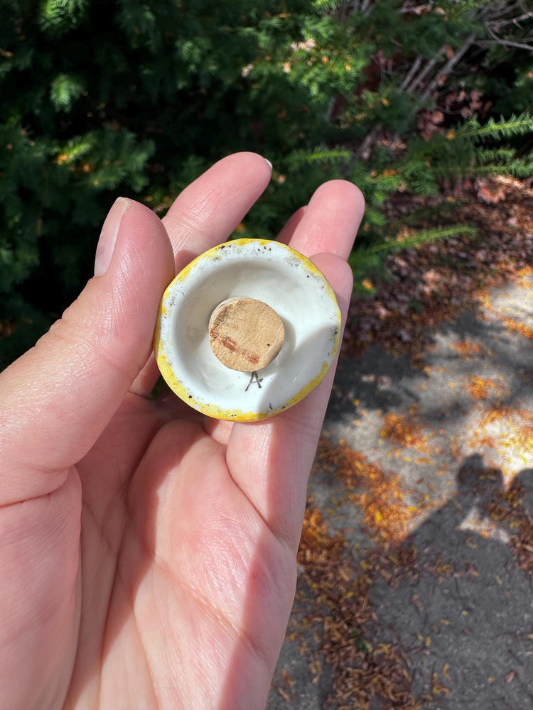 1930's Flapper Girl Porcelain Art Deco Pin Cushion Vanity Doll Fasold and Stauch