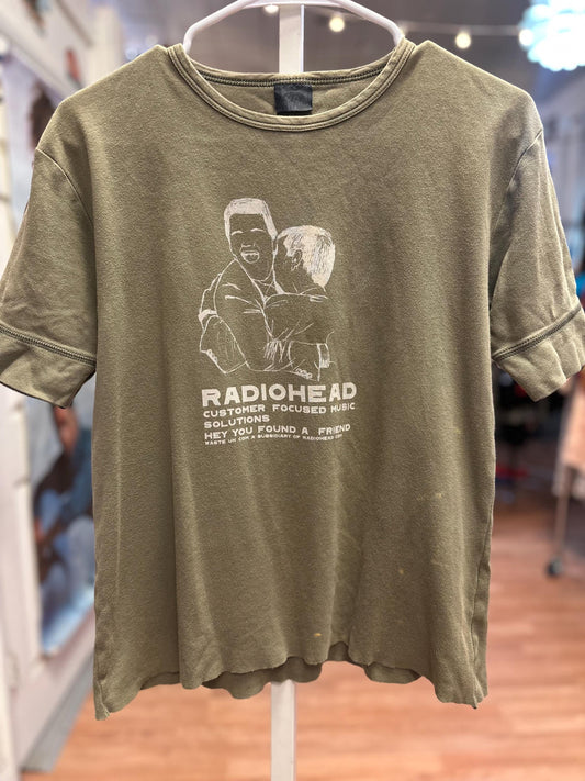 Vintage 2000's Radiohead Kid-A Era W.A.S.T.E. You've Found A Friends Woman's XL/ Large.