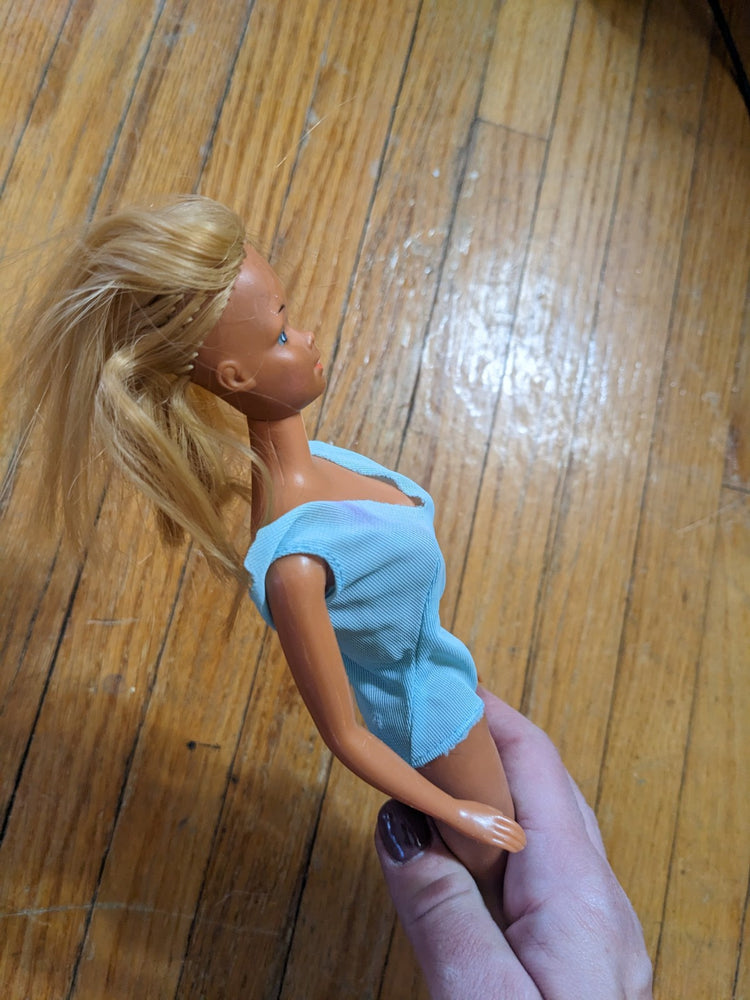 VINTAGE SUN SET MALIBU BARBIE DOLL SWIMSUIT TOWEL SUNGLASSES KOREA SOME TLC