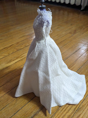 1960s Vintage Barbie Clone Premier Doll Togs #26 Wedding Gown