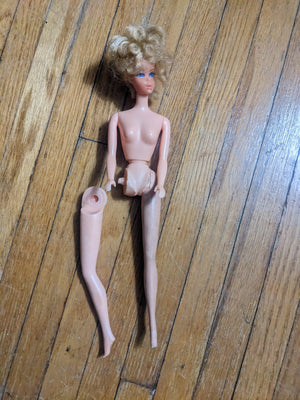 Vintage Growin' Growing Pretty Hair Barbie Doll For Parts Or Repair TLC #1144