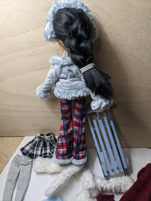 MGA Bratz Wintertime Wonderland Jade With Accessories Clothes Incomplete