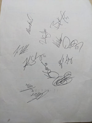 Autographs Page MLB Minor league Rochester Red Wings 2006 Geiger Korecky Cameron