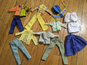 Vintage Barbie Doll Clothing Outfit Lot 1960s 70s  Clone As Is 