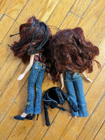 Bratz Twins Twiinz Roxxi and Phoebe Doll Lot 2001 Bratz Doll 