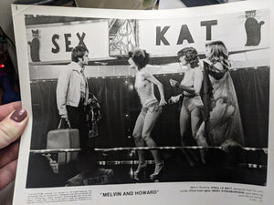 1980 Press Photo Mary Steenburgen Paul Le Mat Sex Kat in Melvin and Howard